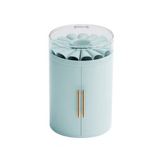 Marketpio 五層大容量收納空間飾品花朵整理盒 藍色, 1個