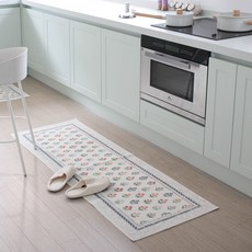 JARI deco 植物風草原地墊, 藍色