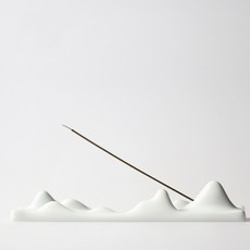 Zenowin簡約設計香座香爐, 啞光白