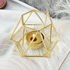 더이쁨 復古框架小燭台, 金色(EP-0266)