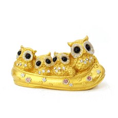 迷你鞋子貓頭鷹家族擺飾 kkkd002, 混合色