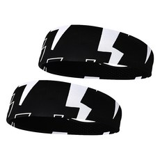 Mori的家 健康慢跑帶 馬拉松髮帶, 閃電, 2個