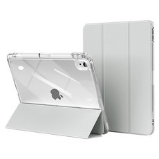 tablese 透明軟硬複合平板保護殼 ID-83, 灰色, 1個