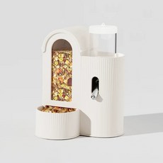 랜보어 햄스터 하우스 반자동 급수식기, 화이트, 1개
