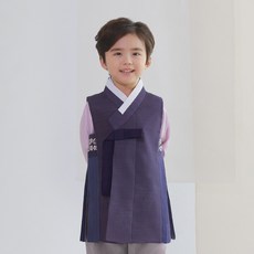 金銅男童紫繡韓服套裝 AM117 + 福袋