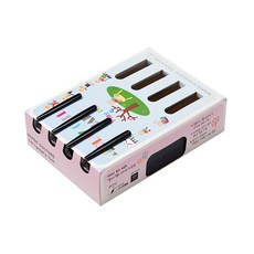 paperculture Play Calli Mate 明信片 10 黑色 100入, 1個