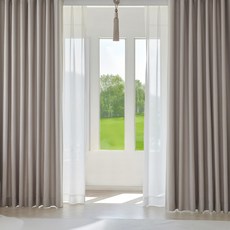 VIEW HOUSE Airy 雙面記憶塑形遮光窗簾 2入