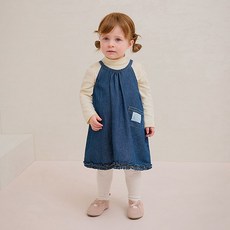 milkmile 可愛層次感牛仔連身裙