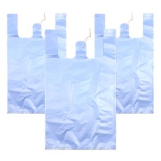 World Clean 天藍色提把塑膠袋 300入, 30L, 1套