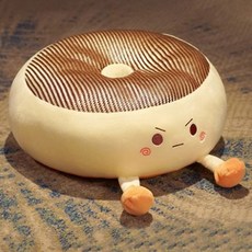 甜甜圈坐墊, 憤怒款 棕色, 1個