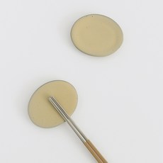 로코리빙 바이림 수저받침, 소프트옐로우, 2개