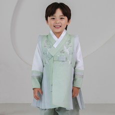HARANG HANBOK Daegilang 韓服 背心 + 上衣 + 褲子 套裝
