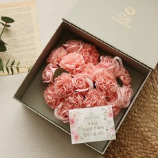 THE FLOWERMARKET 情書花盒心肥皂花, 粉色的