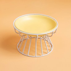 PASTEL PET 寵物邊框陶瓷餐具 FREE(15.8 x 10.3 cm), 黃色, 1個