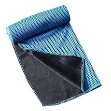 G443運動毛巾, 藍色, 1入