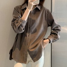 TheSirup 女性復古燈芯絨襯衫