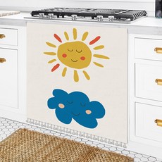 에이홉 일러스트 드로잉 가리개 커튼