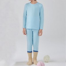 EYOUMONG 兒童修身圓領素色長袖T恤 + 長褲套裝 E6S325