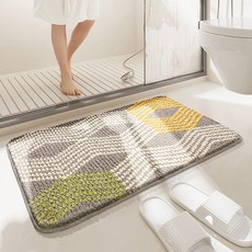 Home Flow綠色系列自然插圖簡約腳踏墊, 08