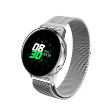 Galaxy Watch 42/41mm網狀金屬錶帶 20mm, 單品, 銀