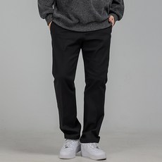 파이브엑스라지 남성용 빅사이즈 스판 일자핏 뒷밴딩 면바지