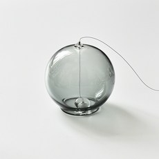 簡約素色玻璃風鈴 MW0133, 灰色