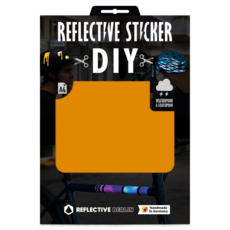 Reflective Berlin DIY A4反光貼紙, 1個, 橘色