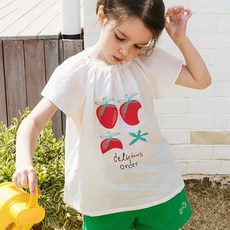 MyLittleStar 女童款草莓雪紡衫