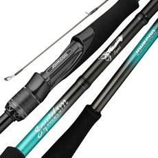 JOHNCOO Shooter 鈦合金竿尾 軟絲船釣竿 ML JC016, 混合色