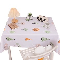 마켓피오 프레쉬 디자인 방수 6인용 식탁보, 타입19, 1개, 1400 x 2000 mm
