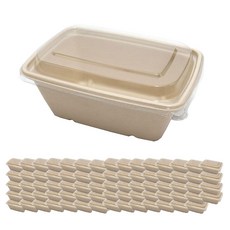 PACKAGE HERO 方形容器+蓋子 1500ml 228*165*86mm, 1入, 75入