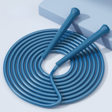 허그핏 초경량 다각손잡이 길이조절 안꼬임 교육용 줄넘기, 01 블루, 1개