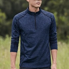 民成公司 男性半拉鍊戶外T恤