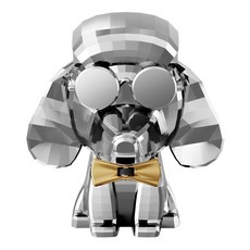 D.O.G 蝴蝶結狗貴賓車用芳香劑 白金色 黑櫻桃, 1個