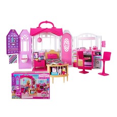 Barbie 手提式芭比娃娃房子, 混色