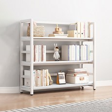 GAGU FEELING River 書櫃, 全白色, 3層