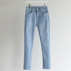 Pipin 女款 嬌小/高個 直筒彈力牛仔褲 #79256