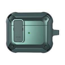 포티튜드 투톤클립 에어팟프로 케이스, 그린