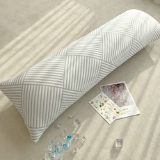 HANSGALLERY DURARON 涼感身體枕 含枕芯, 冷灰色