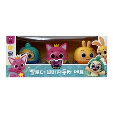 碰碰狐造型汽車旋律玩具 3入, 混色