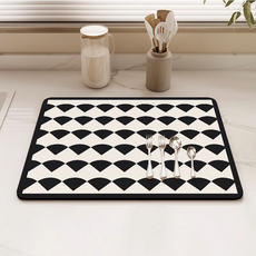 B2WIN 家居餐桌珪藻土餐墊, 款式8, 1個, 30cm x 50cm x 3.5mm