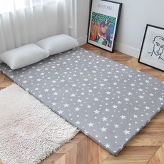 Magic Bed 魔術床海綿地墊, 灰色星形圖案