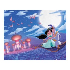 I LOVE PAINTING DIY繪畫組 阿拉丁和茉莉公主款 50*40cm, 混色