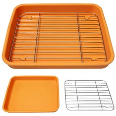 HAULSHOME SiLiCuL Mac-Tray + Mac-Steel 瀝水籃, 木瓜色, 1個