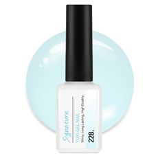 유키 시그니처 젤네일, 228호 소다블루시럽, 7g, 1개