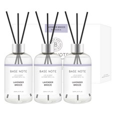 THE HERB SHOP 擴香瓶 200ml 3瓶+擴香棒 9支組, 薰衣草微風, 1組