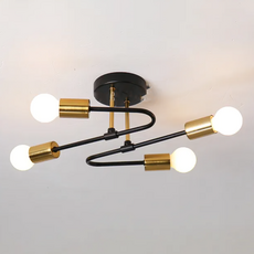 Honey Comb 北歐工業風簡約半吸頂四燈 KC2313-70, 1入