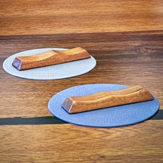 漆塗大棗木細紋筷架 SH筷架1, 4個, 棕色