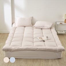 The Cooling 涼感夏季鬆緊帶床墊, 杏仁奶油色