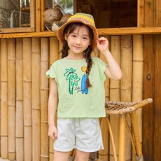 LILIPURRI 女童可愛夏季T恤